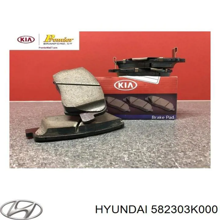 582303K000 Hyundai/Kia pinza de freno trasero derecho