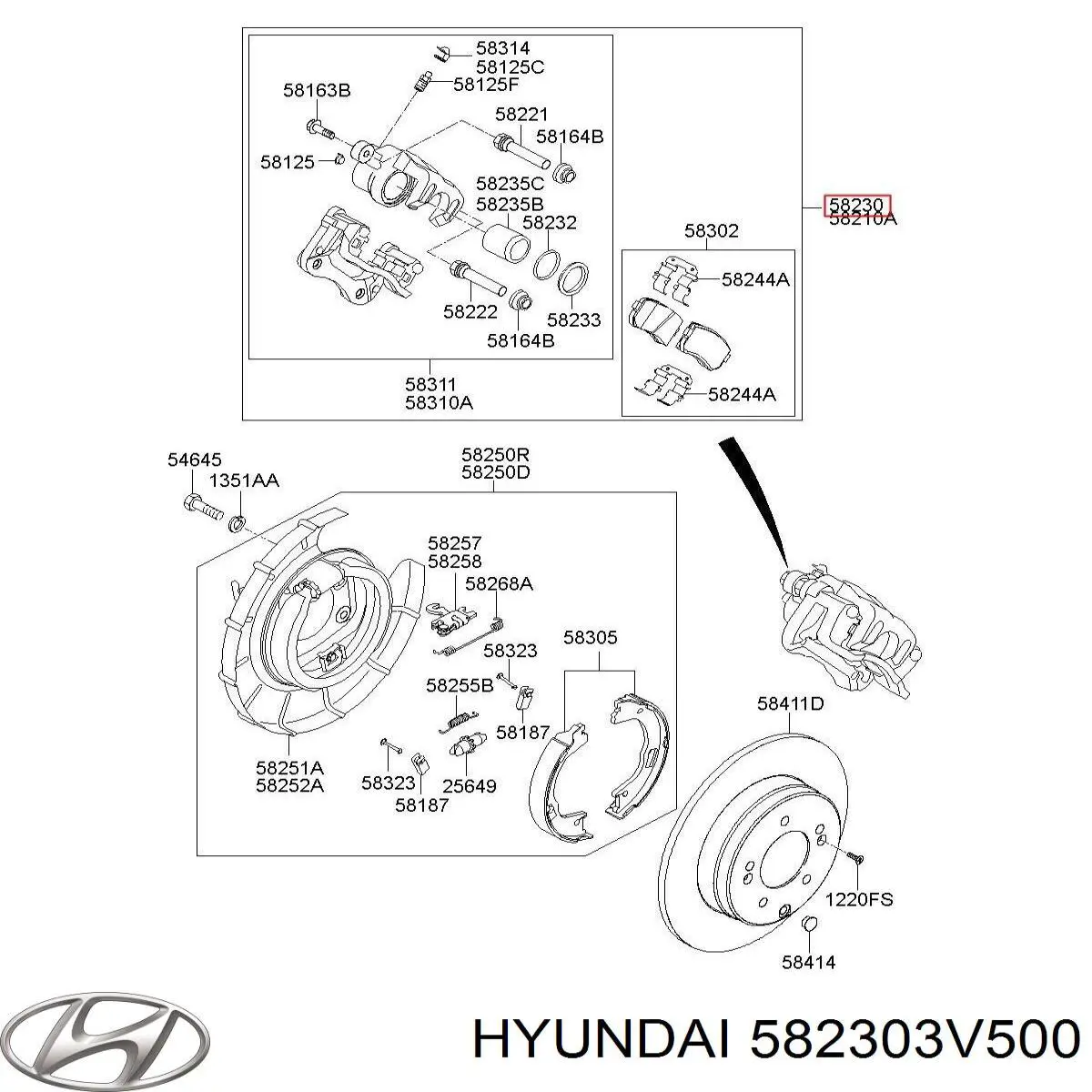 582303V500 Hyundai/Kia