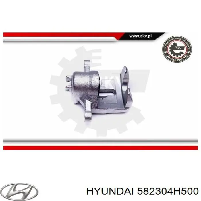 Pinza de freno trasero derecho para Hyundai H-1 STAREX (TQ)