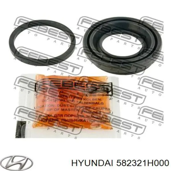 Retén de pinza de freno trasera para Hyundai Sonata (LF)