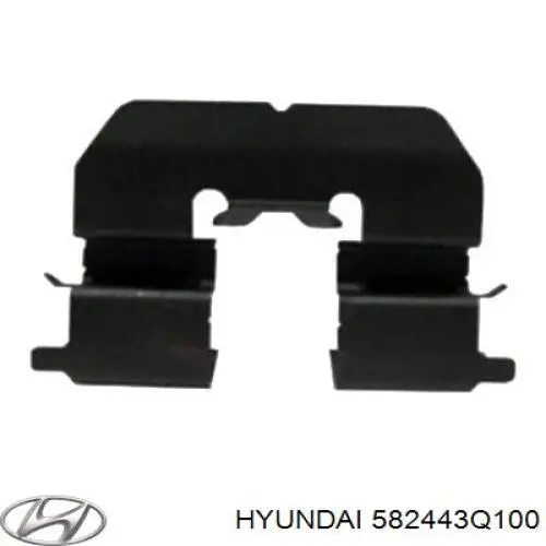 582443Q100 Hyundai/Kia conjunto de muelles almohadilla discos traseros