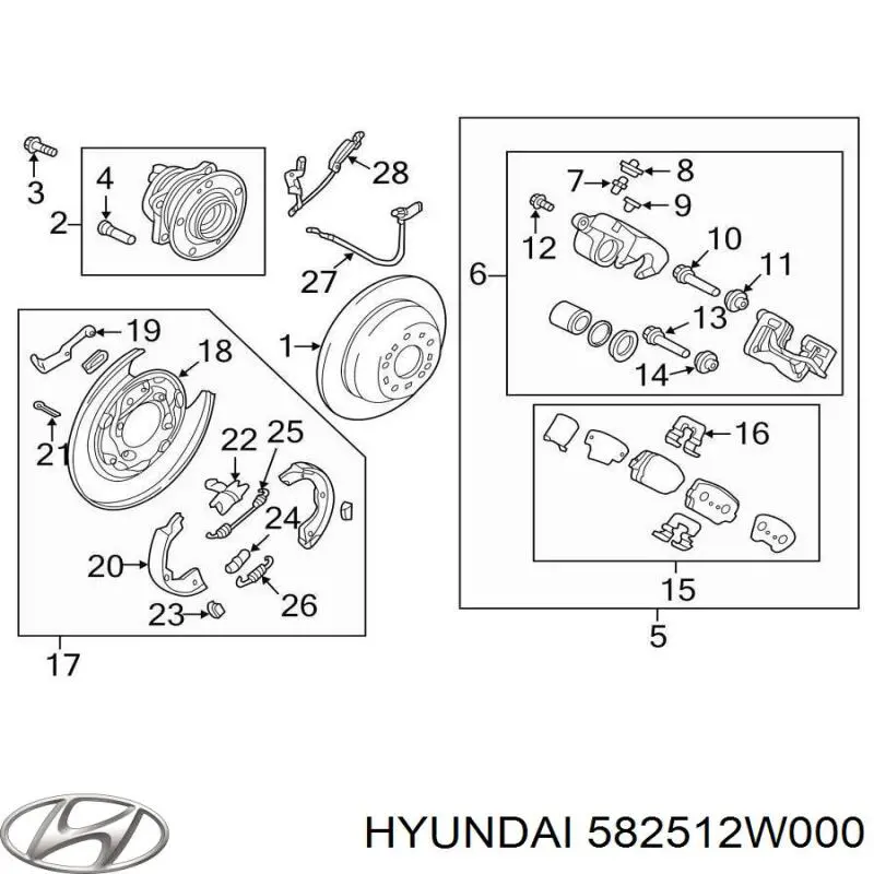 582512W000 Hyundai/Kia