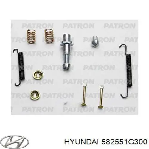 Kit de montaje de zapatas de freno traseras Hyundai/Kia 582551G300 precio, desde 9,47 EUR