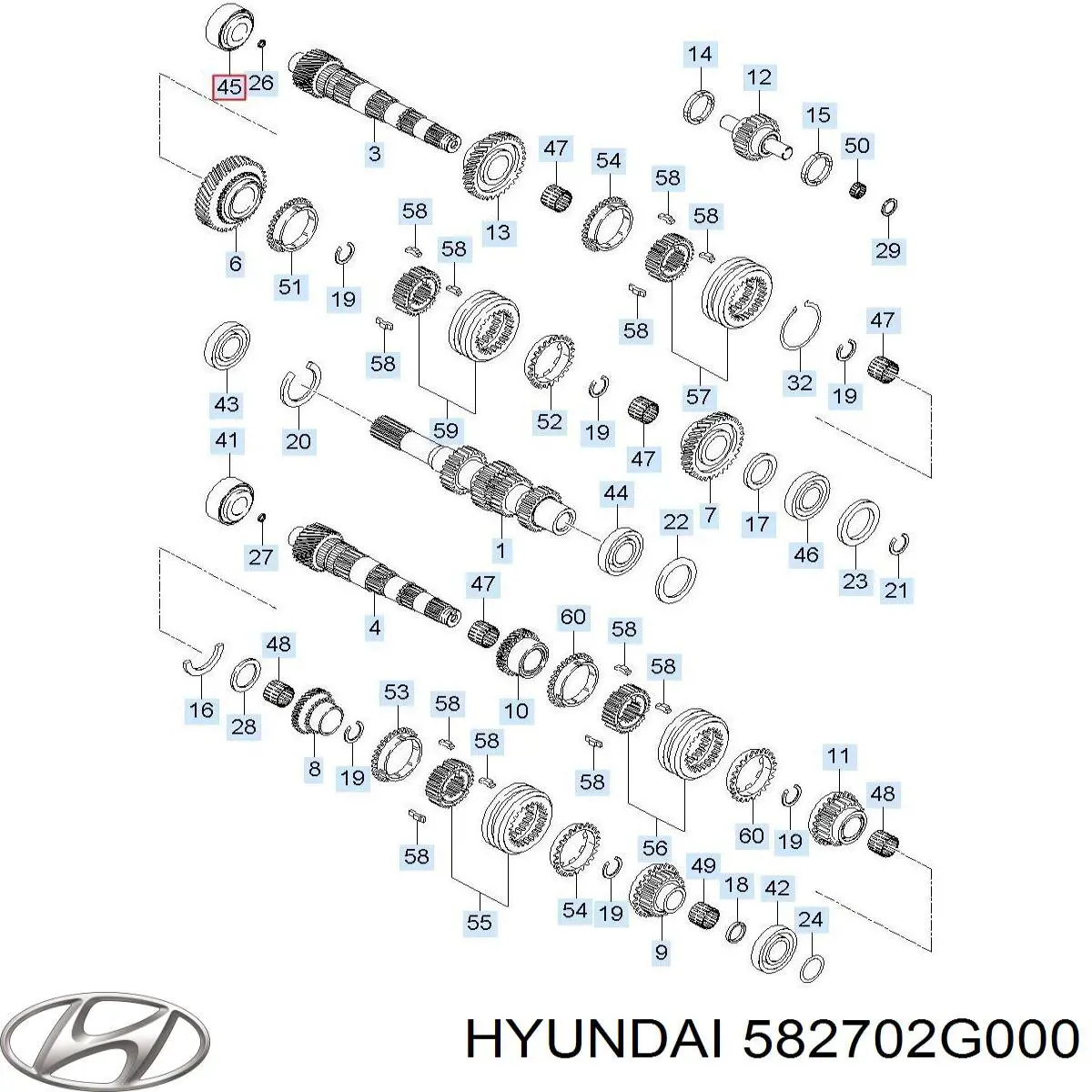 582702G000 Hyundai/Kia