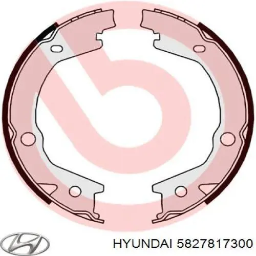 5827817300 Hyundai/Kia zapatas de freno de mano
