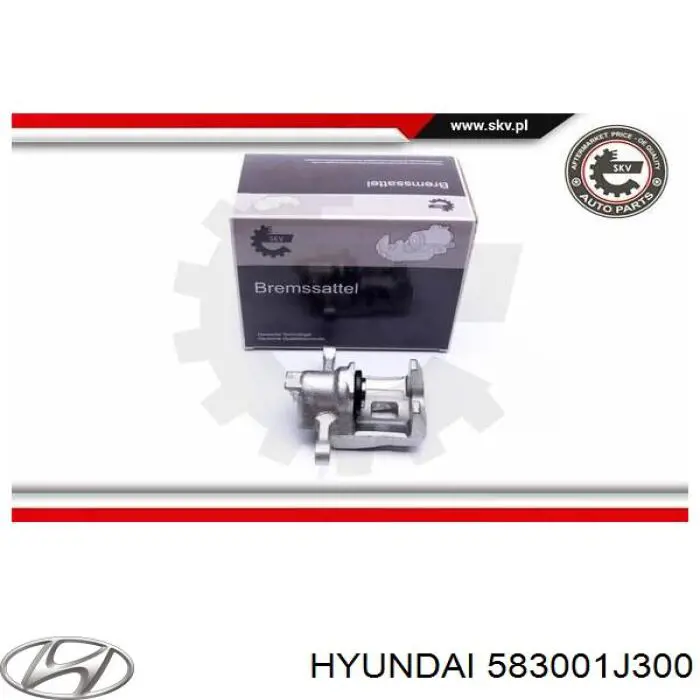 Pinza de freno trasera izquierda 583001J300 Hyundai/Kia
