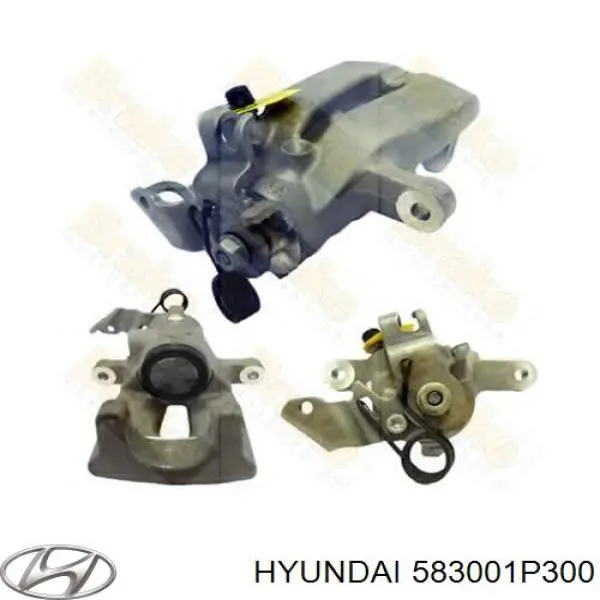 583001P300 Hyundai/Kia pinza de freno trasera izquierda