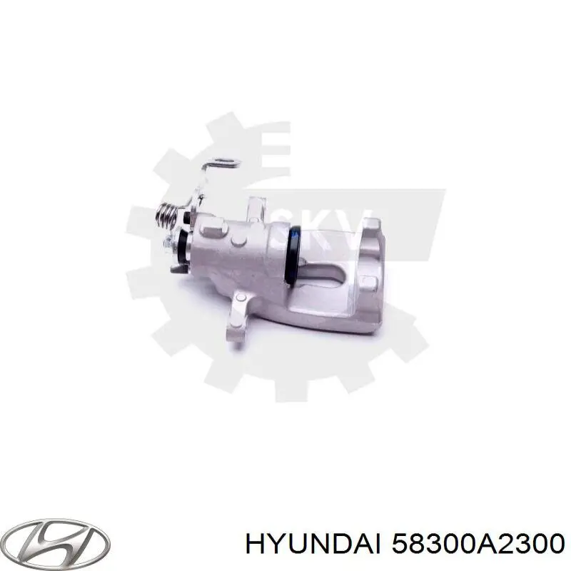 58300A2300 Hyundai/Kia pinza de freno trasera izquierda