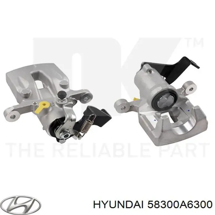 58300A6300 Hyundai/Kia pinza de freno trasera izquierda