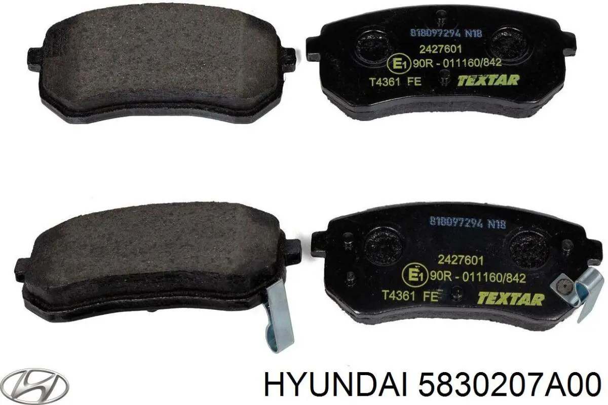Pastillas traseras de freno Hyundai/Kia 5830207A00 precio, desde 18,57 EUR
