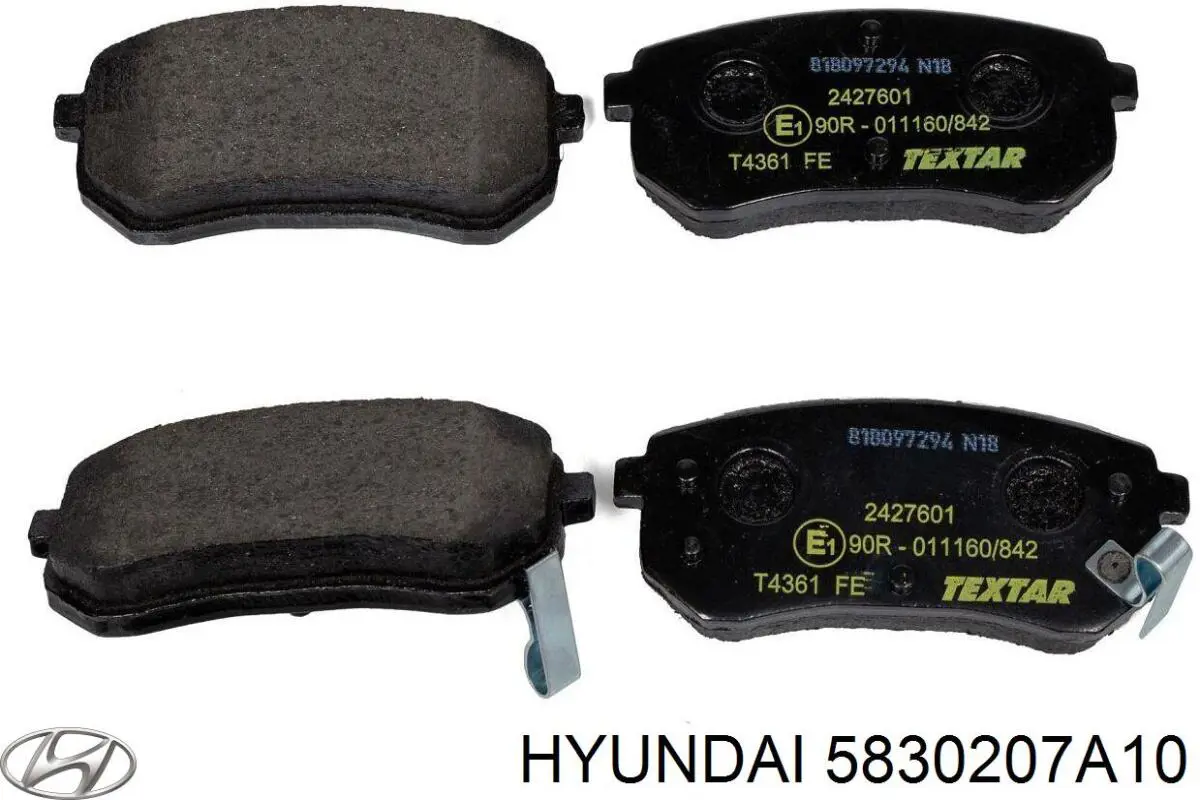 Pastillas traseras de freno Hyundai/Kia 5830207A10 precio, desde 24,41 EUR