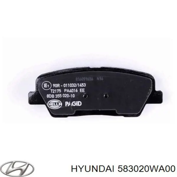 Comprar 583020WA00 Hyundai/Kia Pastillas de freno traseras