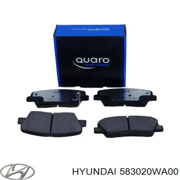 583020WA00 Hyundai/Kia pastillas de freno traseras
