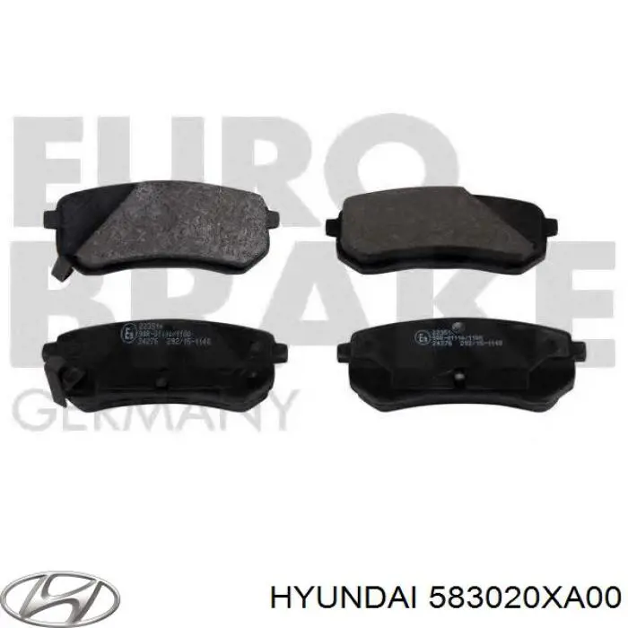 583020XA00 HYUNDAI/KIA pastillas de freno traseras