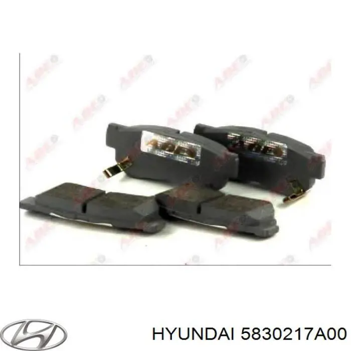5830217A00 Hyundai/Kia Pastillas freno traseras