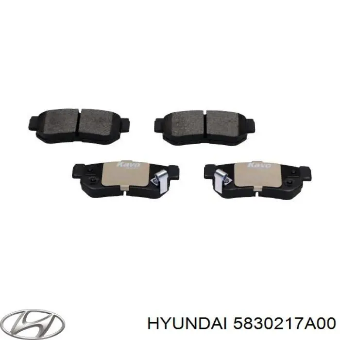 Comprar 5830217A00 Hyundai/Kia Pastillas de freno traseras