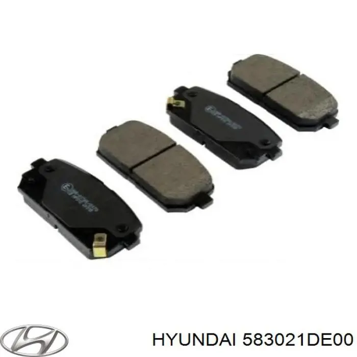 583021DE00 Hyundai/Kia pastillas de freno traseras