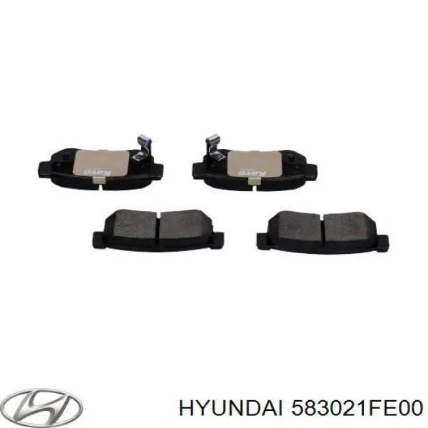 Pastillas de freno traseras 583021FE00 Hyundai/Kia