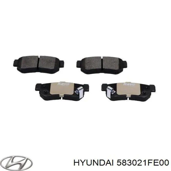 583021FE00 Hyundai/Kia pastillas de freno traseras