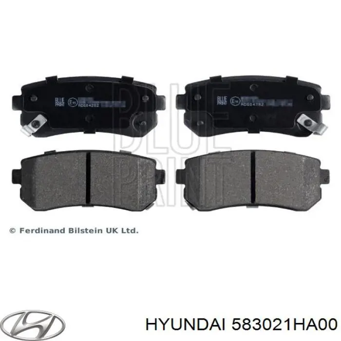 58302-3SA30 Hyundai/Kia pastillas de freno traseras