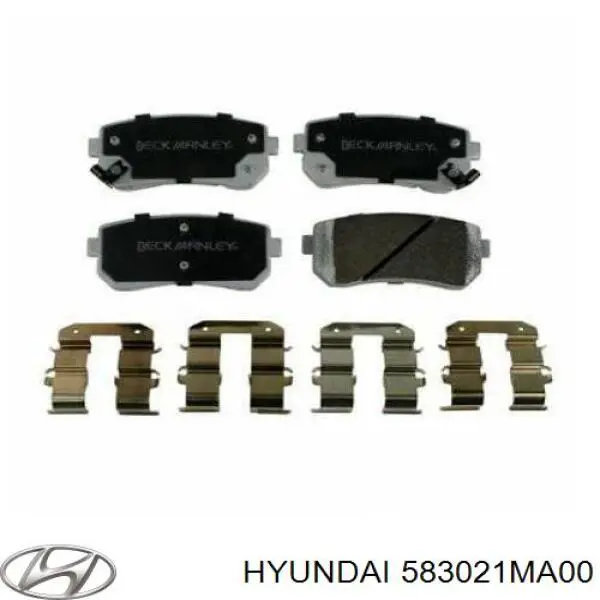 Comprar 583021MA00 Hyundai/Kia Pastillas de freno traseras