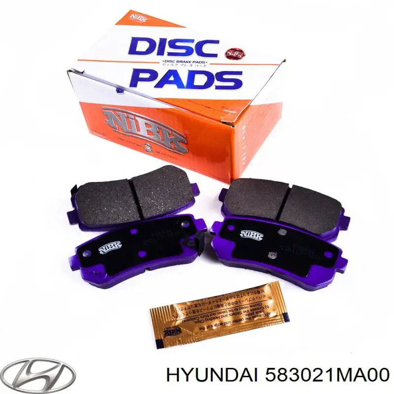 Pastillas de freno traseras 583021MA00 Hyundai/Kia