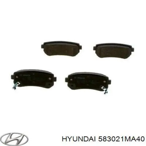 583021MA40 Hyundai/Kia pastillas de freno traseras