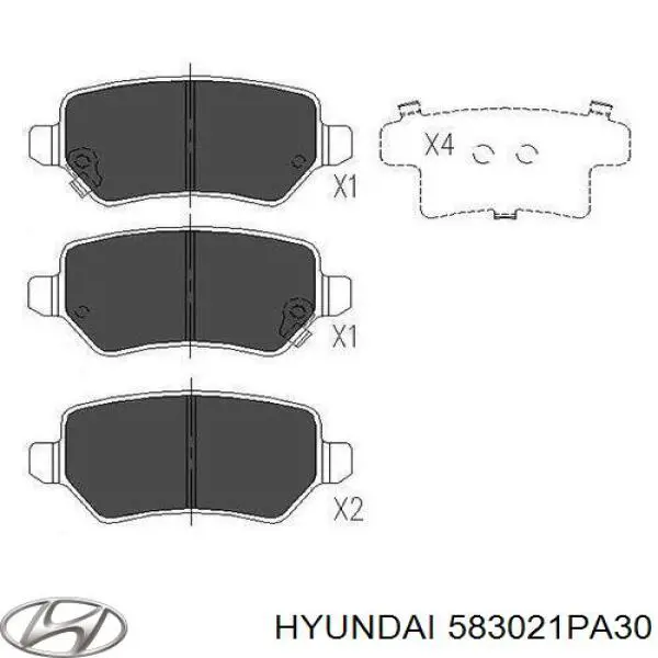Pastillas traseras de freno Hyundai/Kia 583021PA30 precio, desde 17,77 EUR