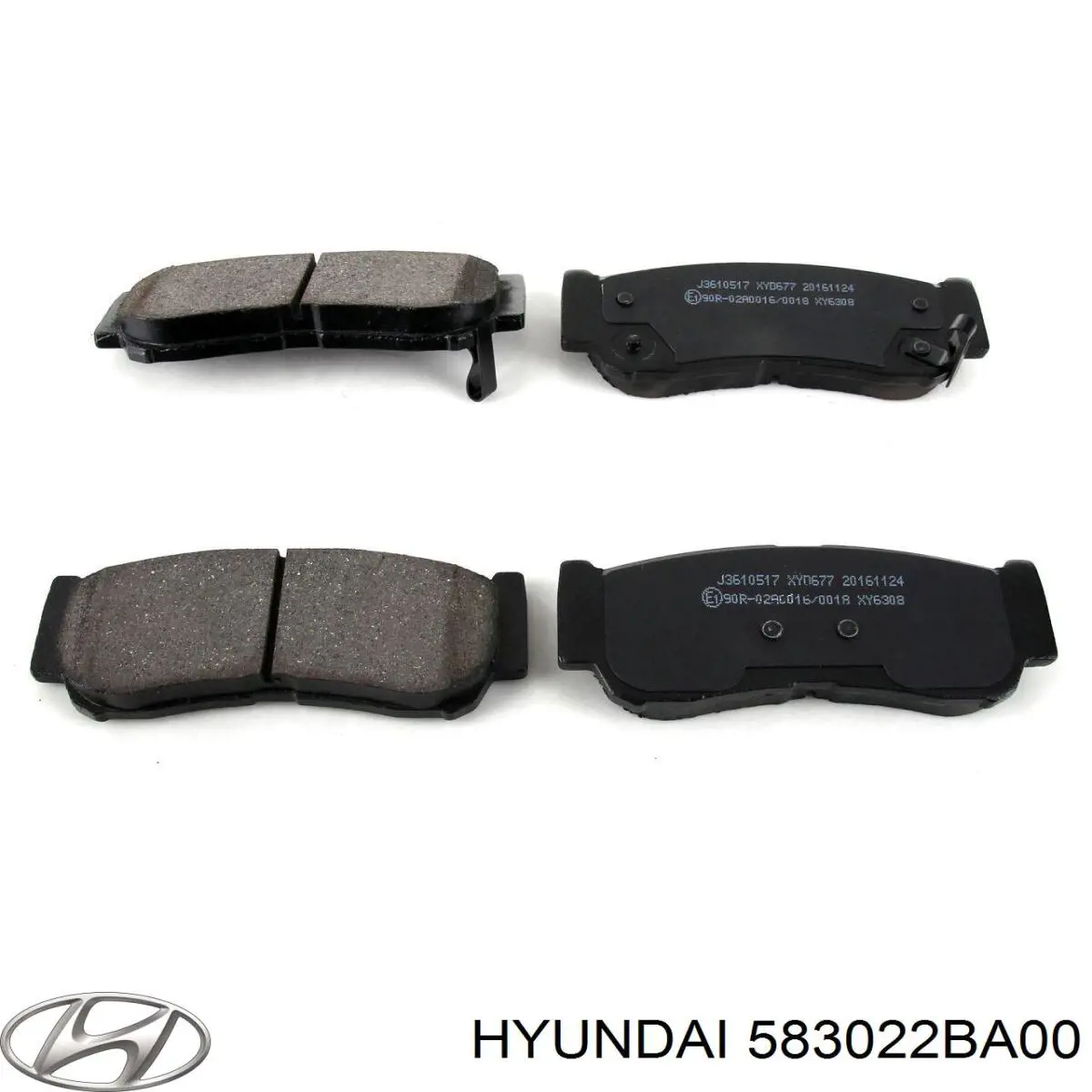 583022BA00 Hyundai/Kia pastillas de freno traseras