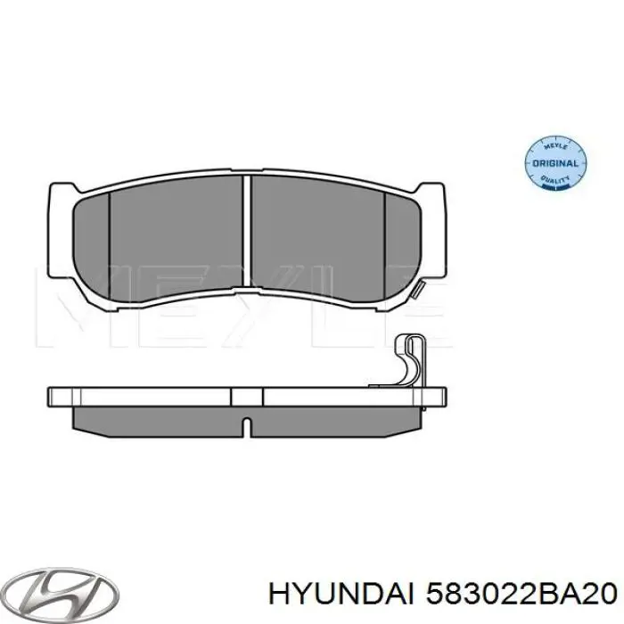 Pastillas traseras de freno Hyundai/Kia 583022BA20 precio, desde 30,75 EUR