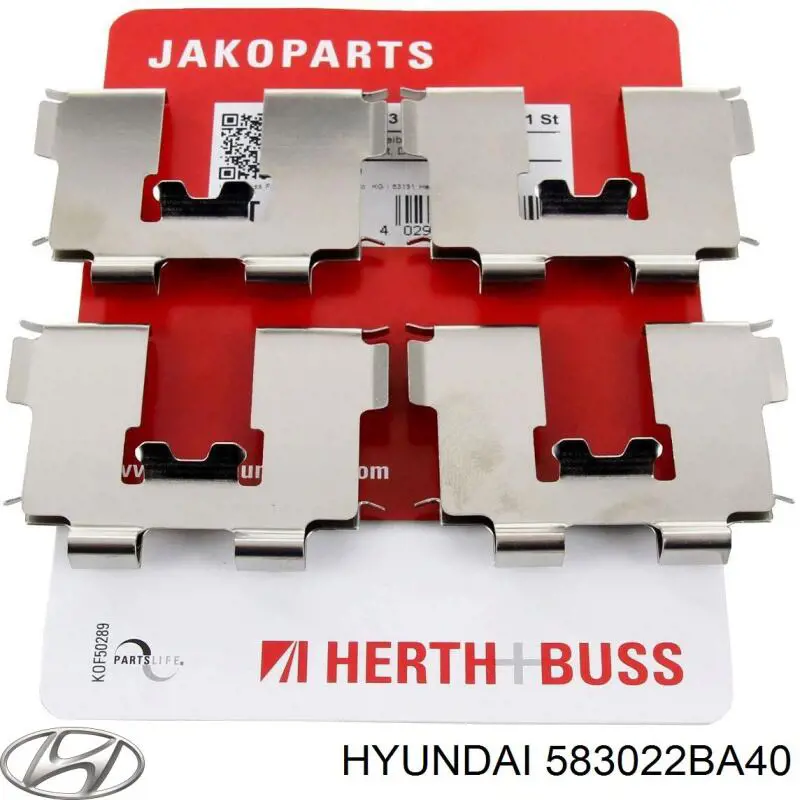 Comprar 583022BA40 Hyundai/Kia Pastillas de freno traseras