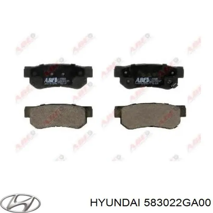 Comprar 583022GA00 Hyundai/Kia Pastillas de freno traseras