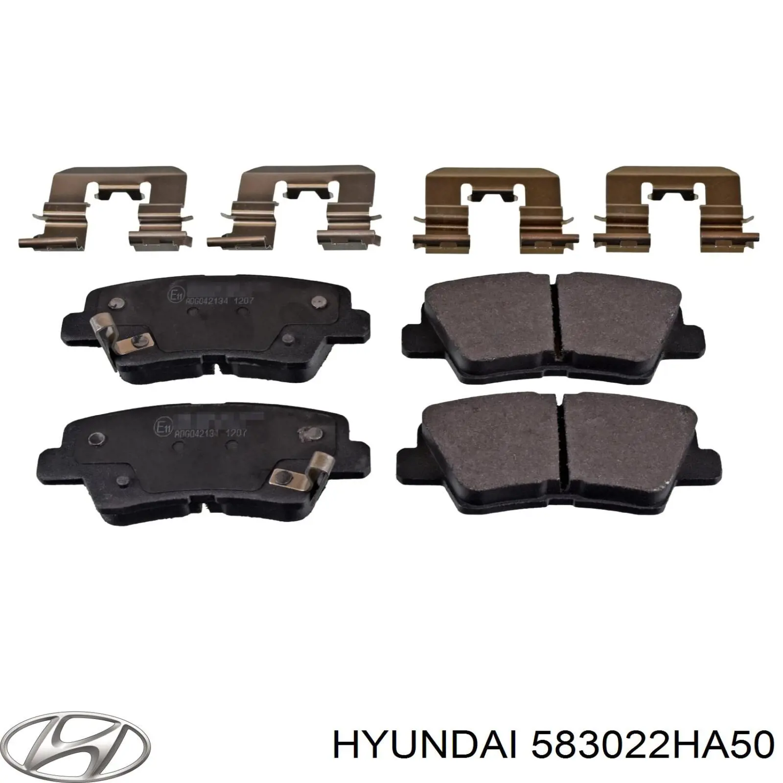 Comprar 583022HA50 Hyundai/Kia Pastillas de freno traseras