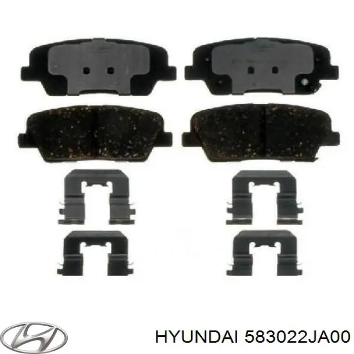 Pastillas traseras Hyundai/Kia 583022JA00