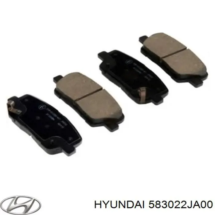 583022JA00 Hyundai/Kia pastillas de freno traseras