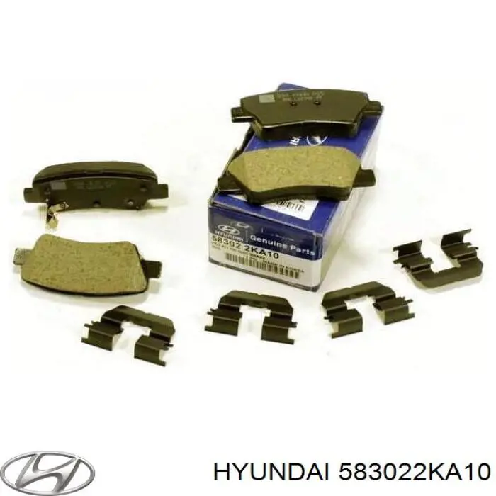 583022KA10 Hyundai/Kia Pastillas freno traseras