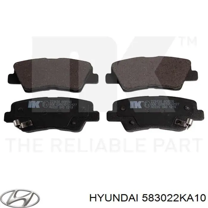 Pastillas traseras de freno Hyundai/Kia 583022KA10 precio, desde 20,75 EUR