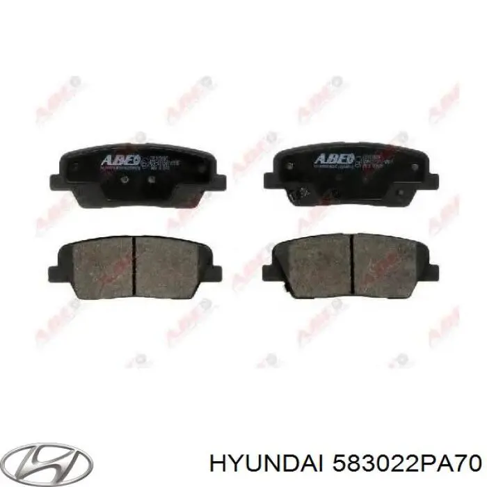 Pastillas traseras Hyundai/Kia 583022PA70
