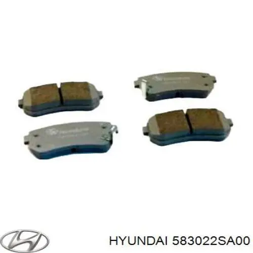 Comprar 583022SA00 Hyundai/Kia Pastillas de freno traseras