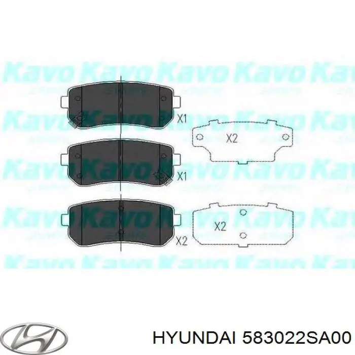 Pastillas traseras de freno Hyundai/Kia 583022SA00 precio, desde 20,49 EUR