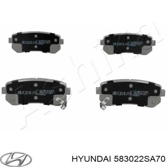 583022SA70 Hyundai/Kia Pastillas freno traseras