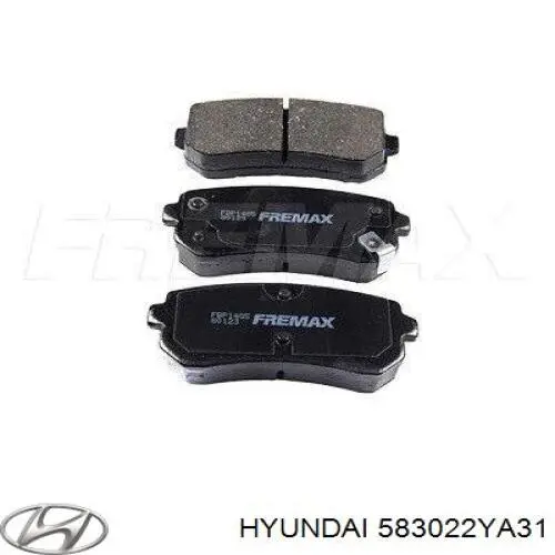 Pastillas traseras de freno Hyundai/Kia 583022YA31 precio, desde 18,95 EUR