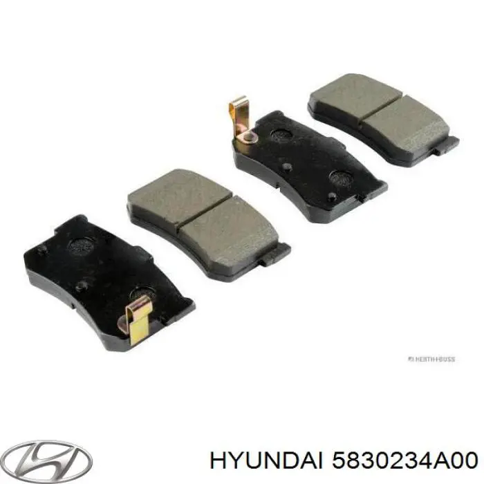 5830234A00 Hyundai/Kia pastillas de freno traseras