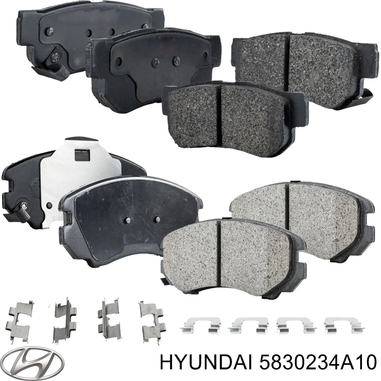 5830234A10 Hyundai/Kia pastillas de freno traseras