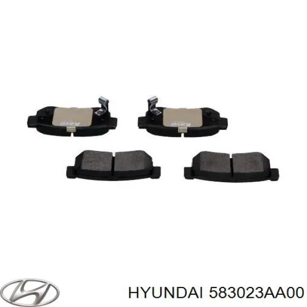 583023AA00 Hyundai/Kia pastillas de freno traseras