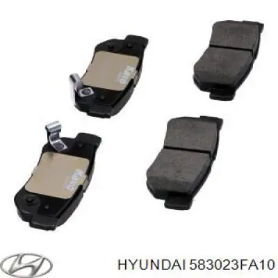 Pastillas de freno traseras 583023FA10 Hyundai/Kia
