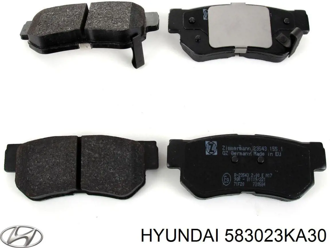 Comprar 583023KA30 Hyundai/Kia Pastillas de freno traseras