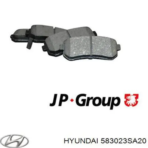 Pastillas traseras de freno Hyundai/Kia 583023SA20 precio, desde 20,49 EUR