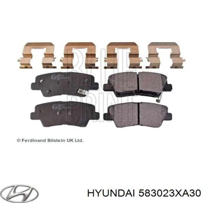 Comprar 583023XA30 Hyundai/Kia Pastillas de freno traseras