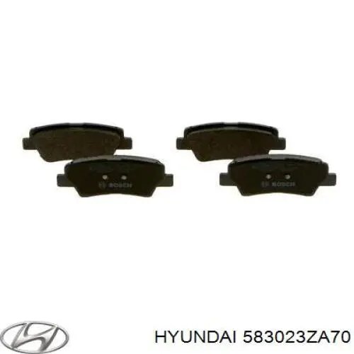 Pastillas de freno traseras 58302F6A50 Hyundai/Kia